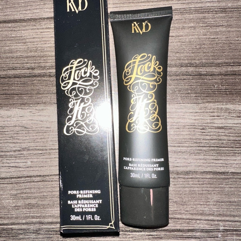 NIB KVD Lock-It Primer in Black and Gold